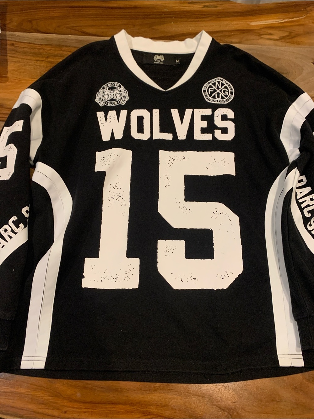 Darc Sport Black & White 'Wolves Forever' jersey